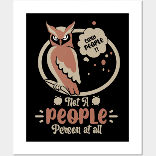 Design Gift For Introverts & Anti Socials Posters and Art